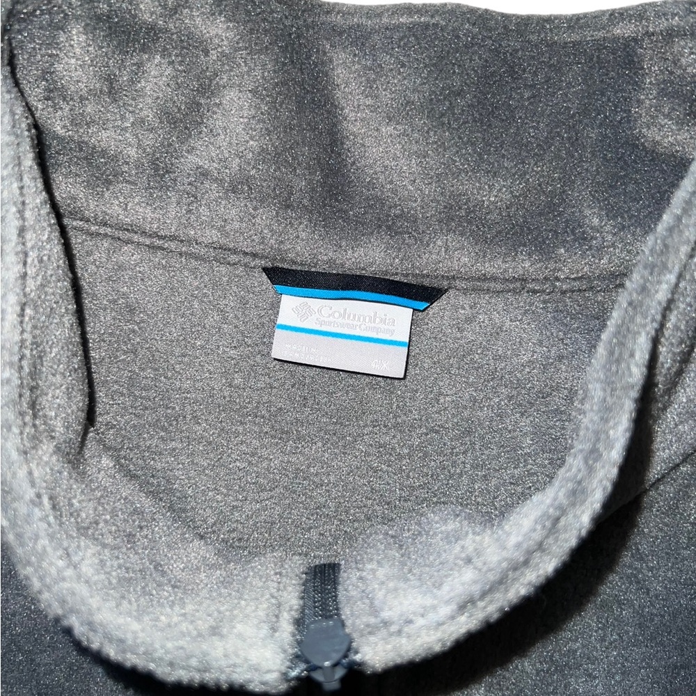 Columbia Steens Mountain Fleece Vest in Gray Men’s 4X - Picture 4 of 5